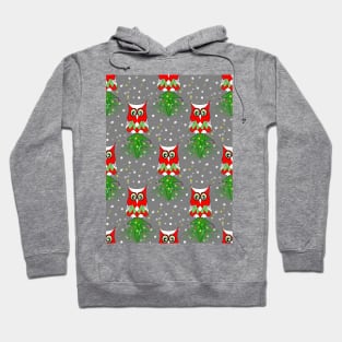 YULETIDE Christmas Owl Hoodie